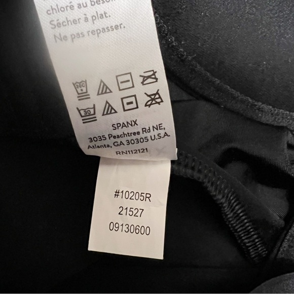 SPANX Shape Suit Your Fancy Strapless Cupped Brief Bodysuit Size Large Black - Picture 13 of 13